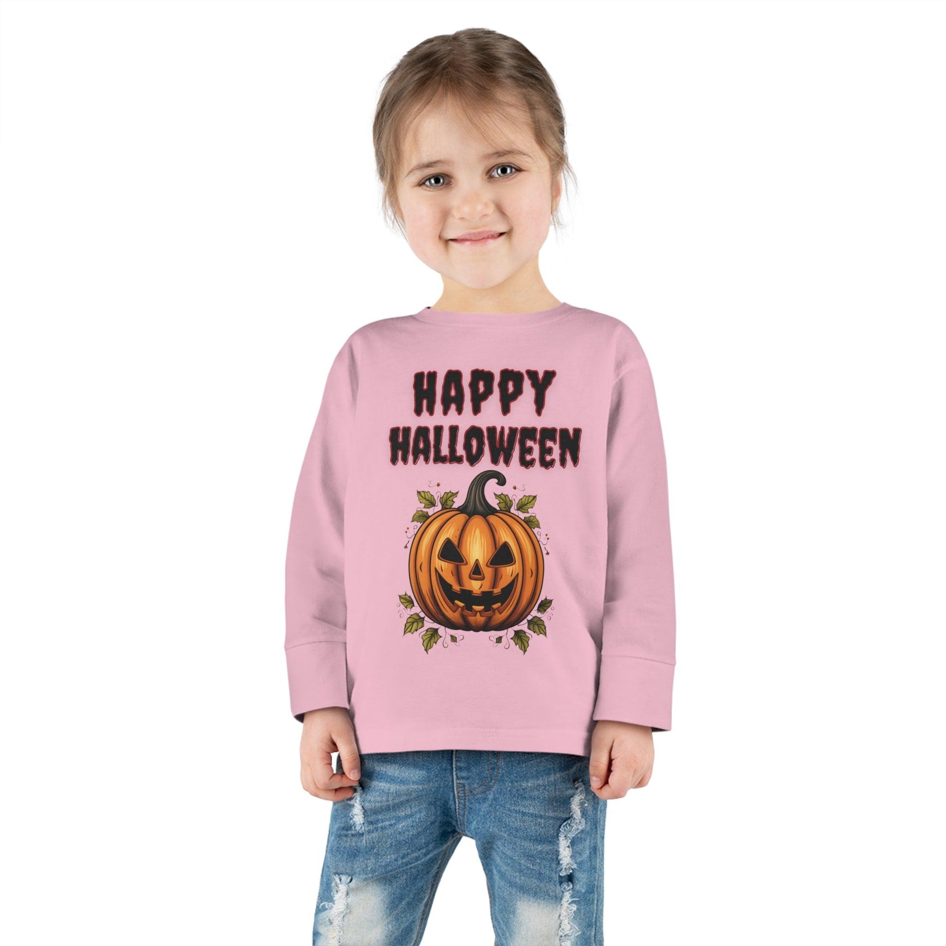 Kids Happy Halloween Pumpkin Shirt Kids Halloween Costume Kids Trick or Treat Outfit for Halloween Kids Jack O Lantern Shirt Kids Scary Faces - Giftsmojo