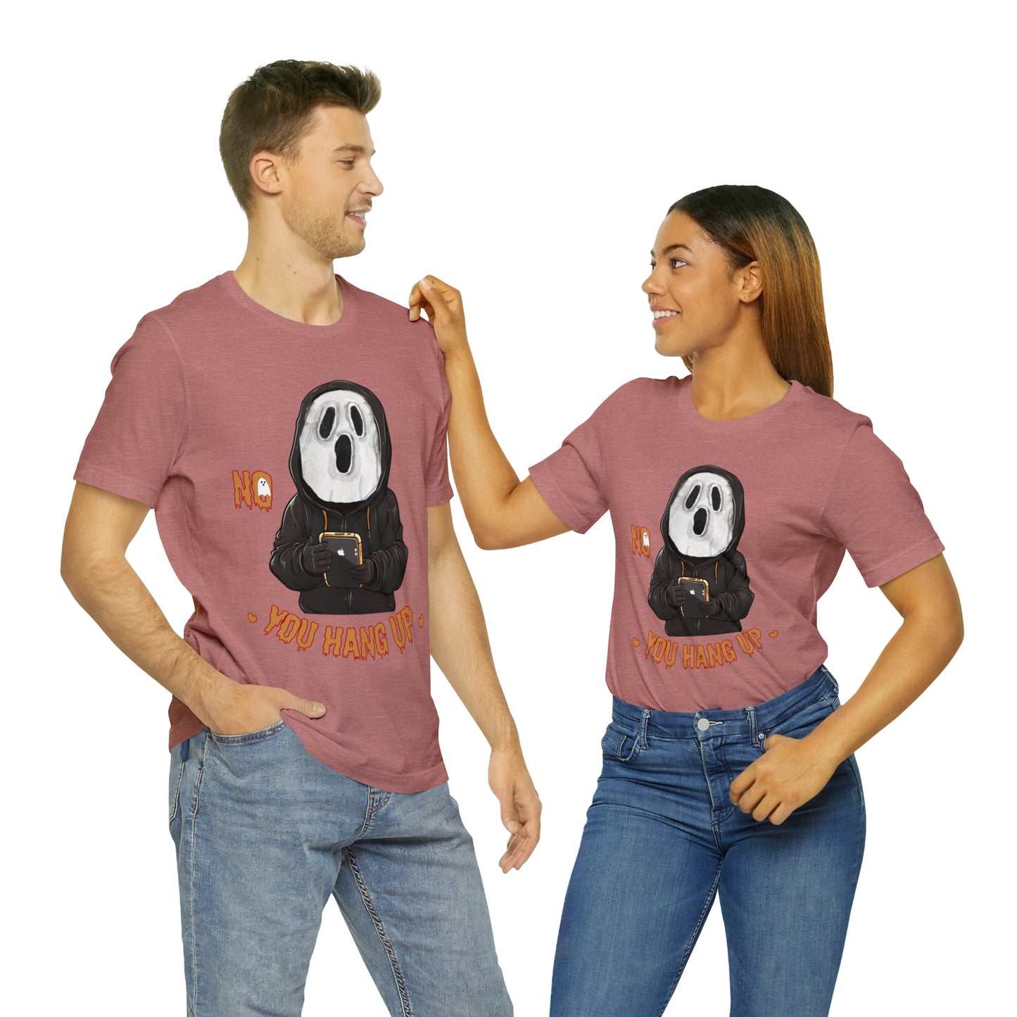 Elevate Your Halloween Style with the Playful 'No You Hang Up' Shirt Spooky shirt