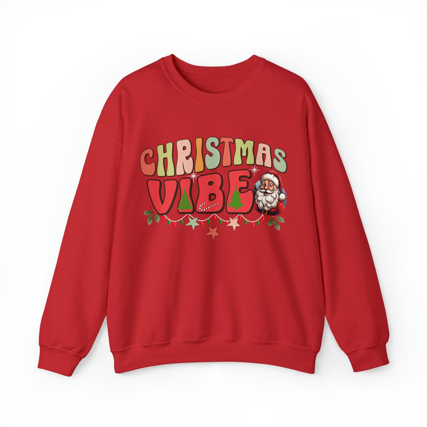 Cute Christmas Vibe Sweatshirt Funny Christmas Shirt Matching Shirts Christmas Vibes Holiday Shirt Cute Christmas Shirt - Giftsmojo