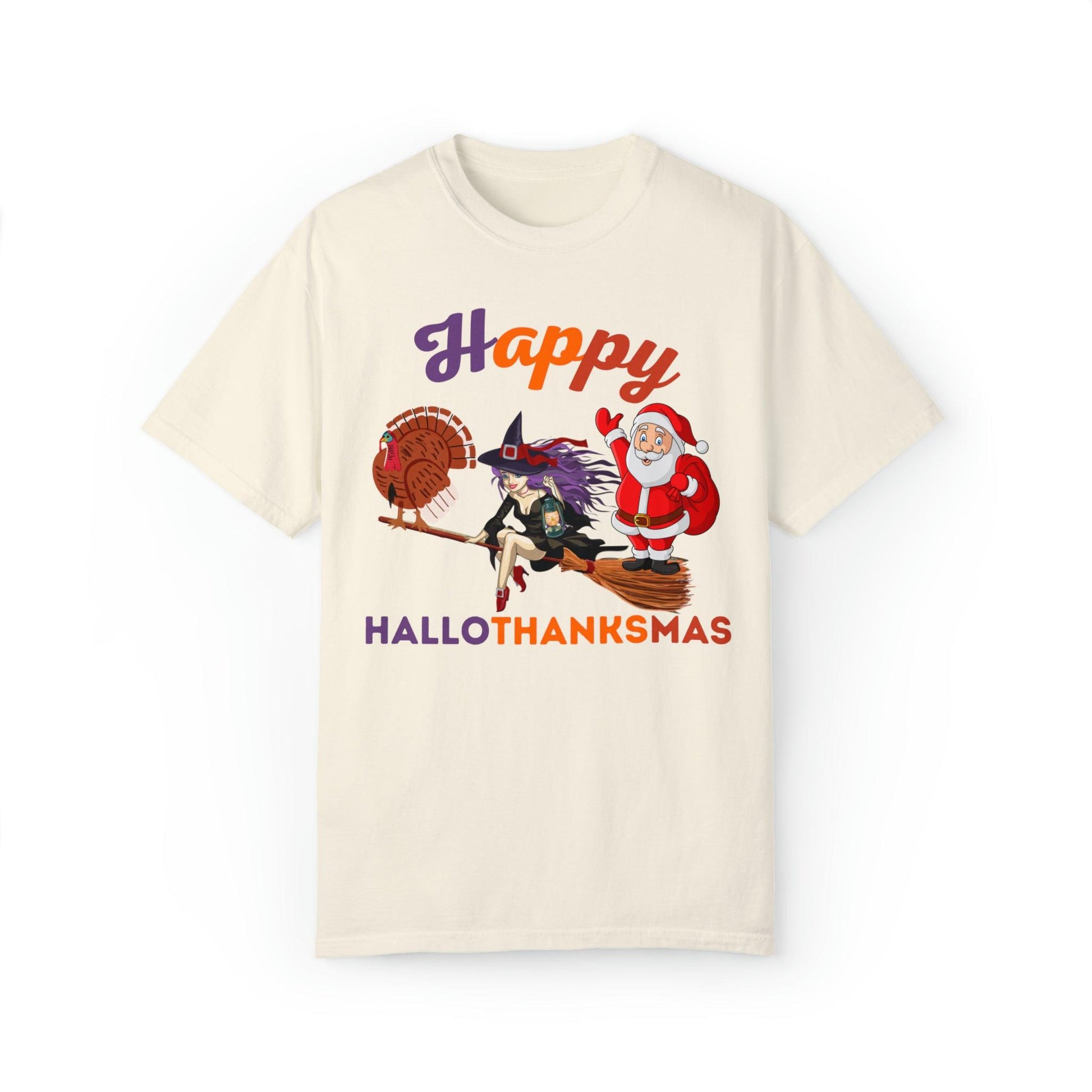 Happy HALLOTHANKSMAS Gift for Fall Halloween Thanksgiving Christmas Gift - Giftsmojo