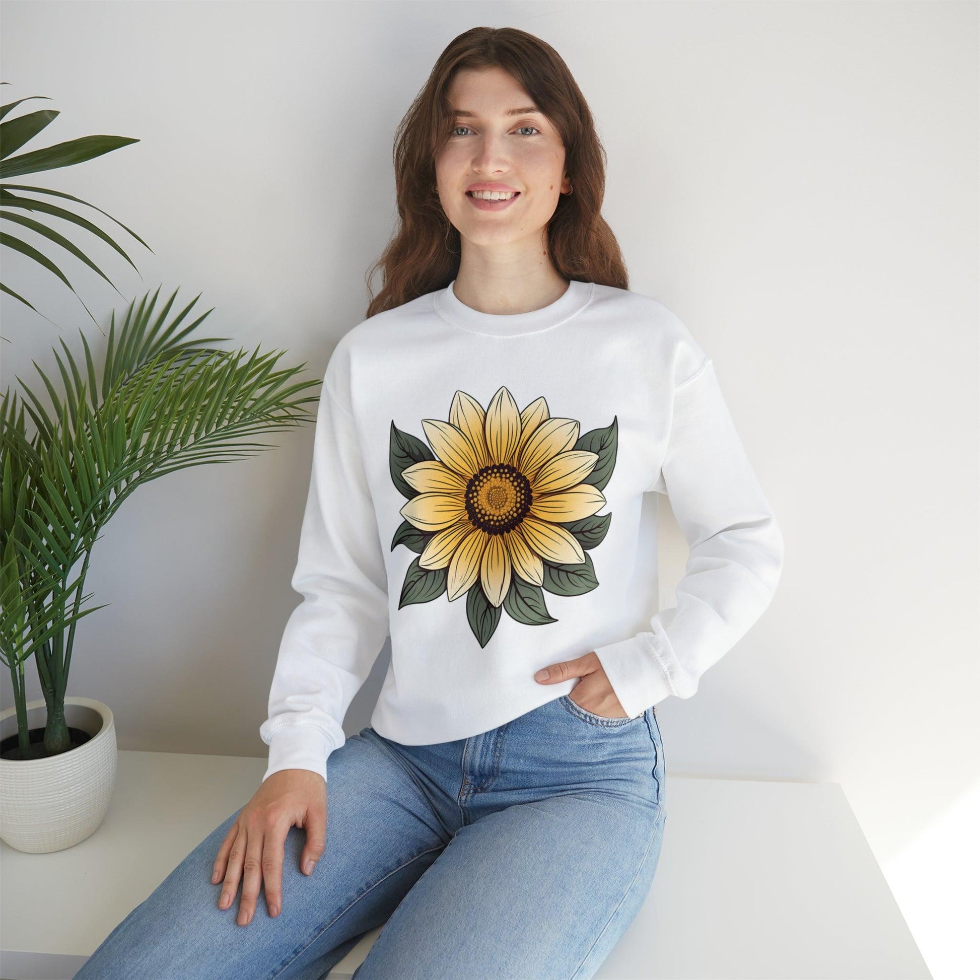 Flower Sweatshirt, Floral Sweatshirt Flower Sweatshirt Flower Sweater, Flower Shirt, Floral Print, Flower TShirt, Perfect Mothers Day Gift - Giftsmojo