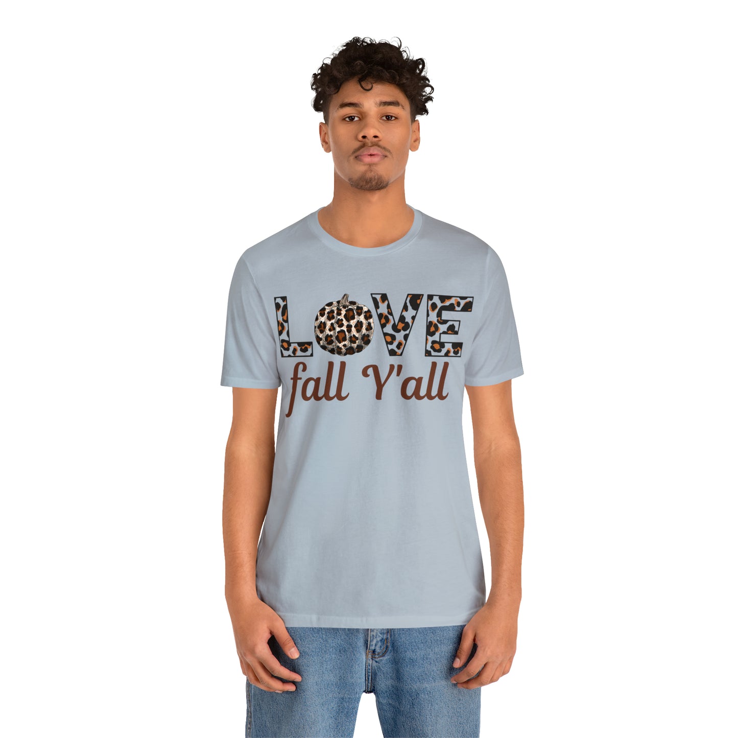 Leopard Print Love Fall Y'all Love Fall shirt Fall lover gift