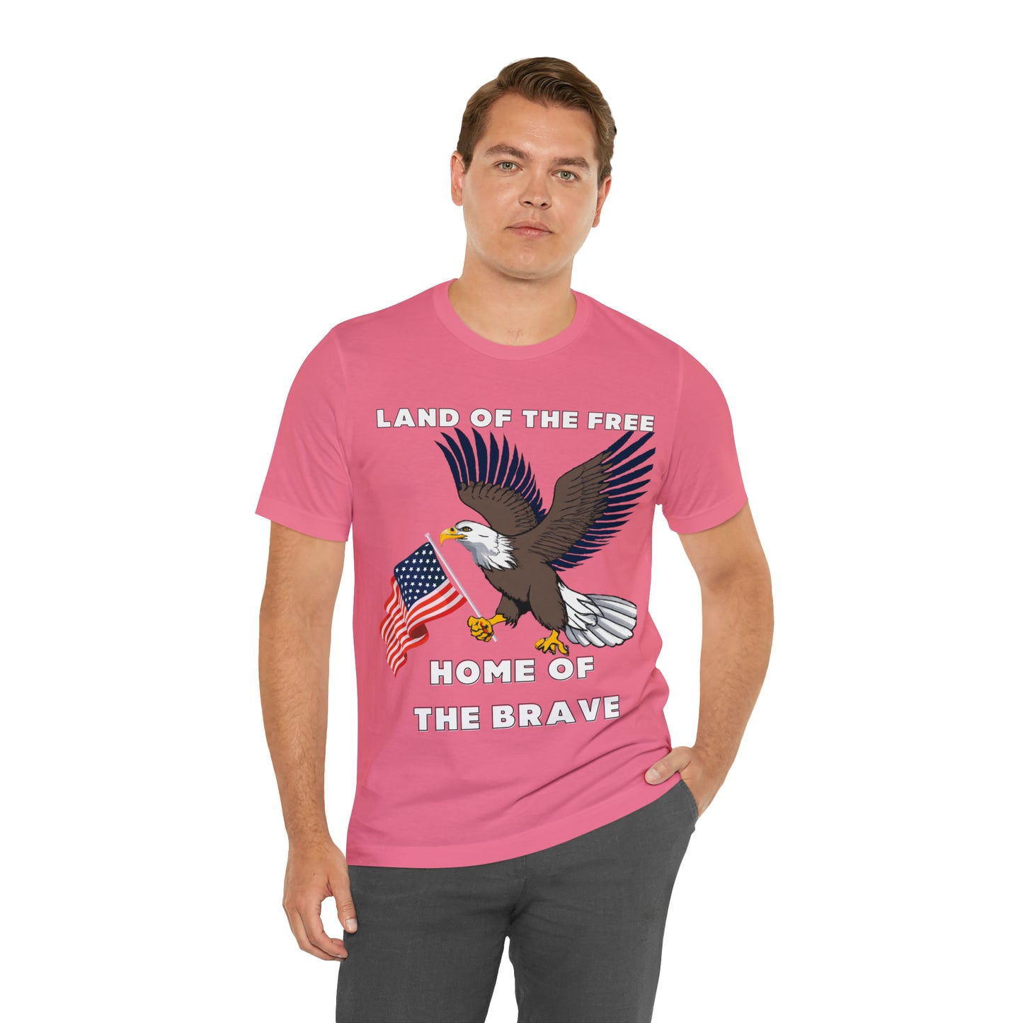 Celebrate Independence Day with Patriotic Shirts: Land of the free, Home of the Brave Shirt for Women and Men