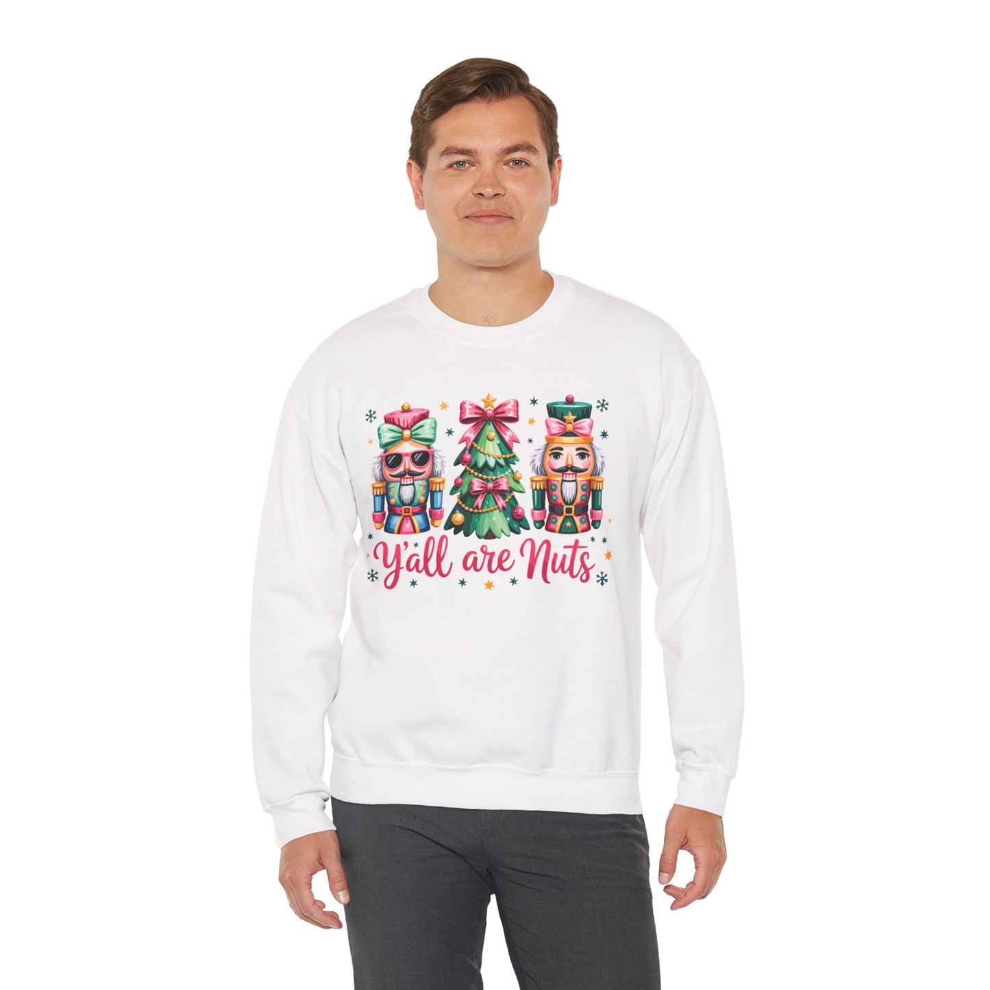 Nutcracker Characters and Christmas Tree Sweatshirt | Holiday Crewneck