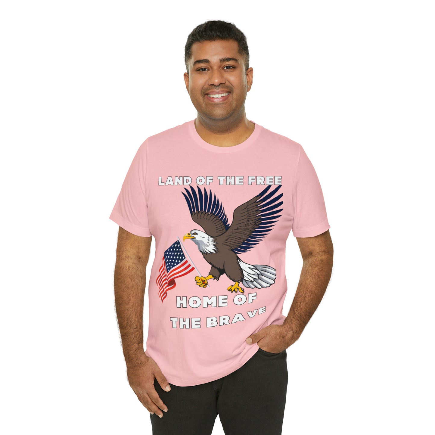 Celebrate Independence Day with Patriotic Shirts: Land of the free, Home of the Brave Shirt for Women and Men