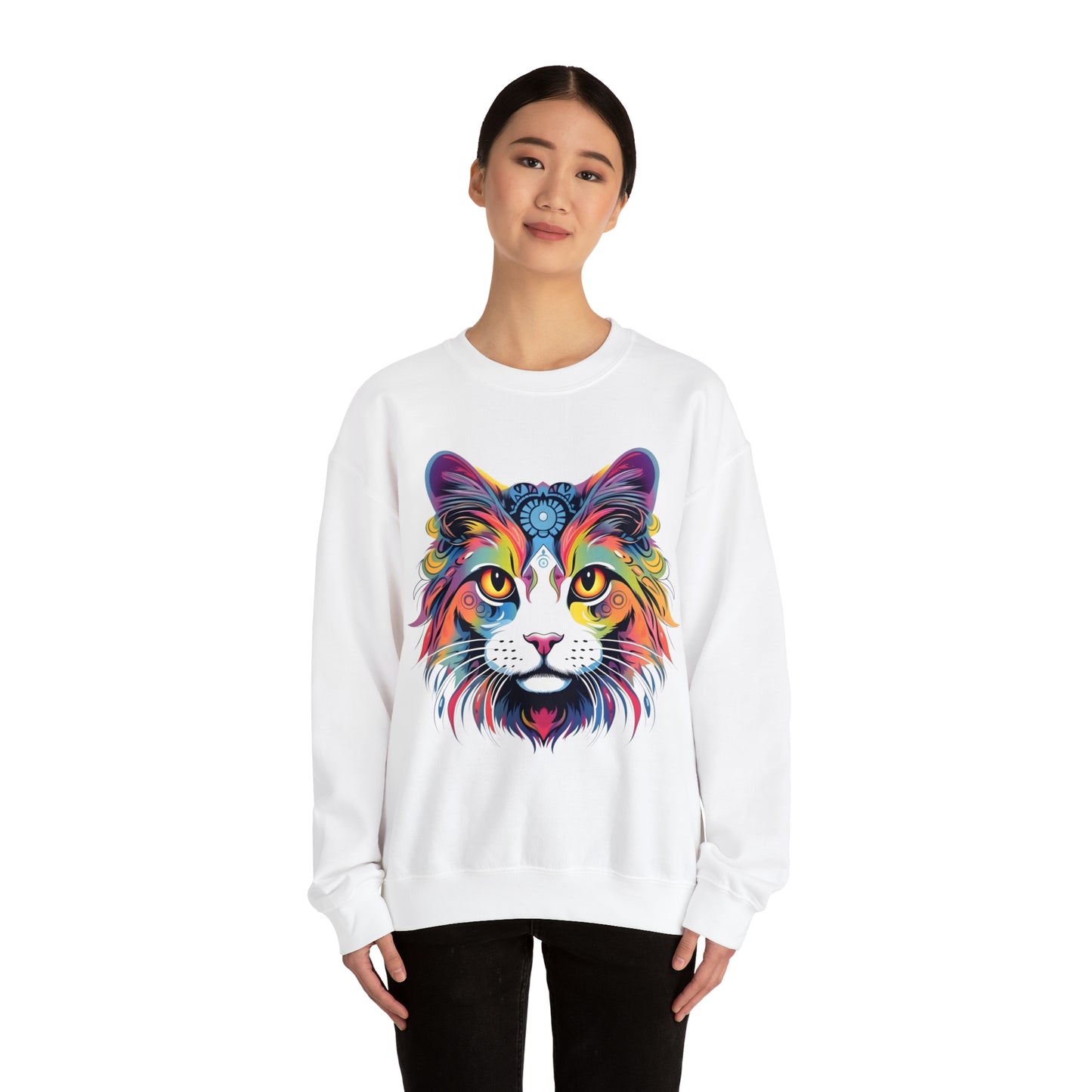 Vintage Cat Lover Sweater Animal Lover Gift Cat Mom Gift Cat Lover Gift Cat Mom Sweatshirt Retro Cat Sweatshirt Cat Crewneck Sweatshirt