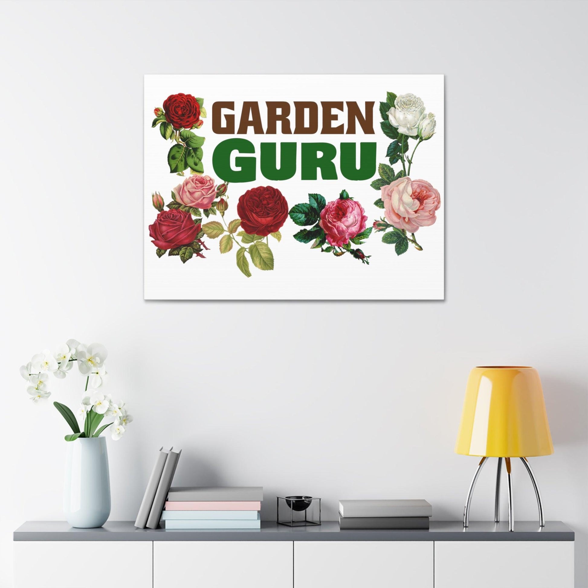 Garden Guru Garden Guru wall art - gift for garden lovers - plant lover gift nature lovers flower wall art - Giftsmojo