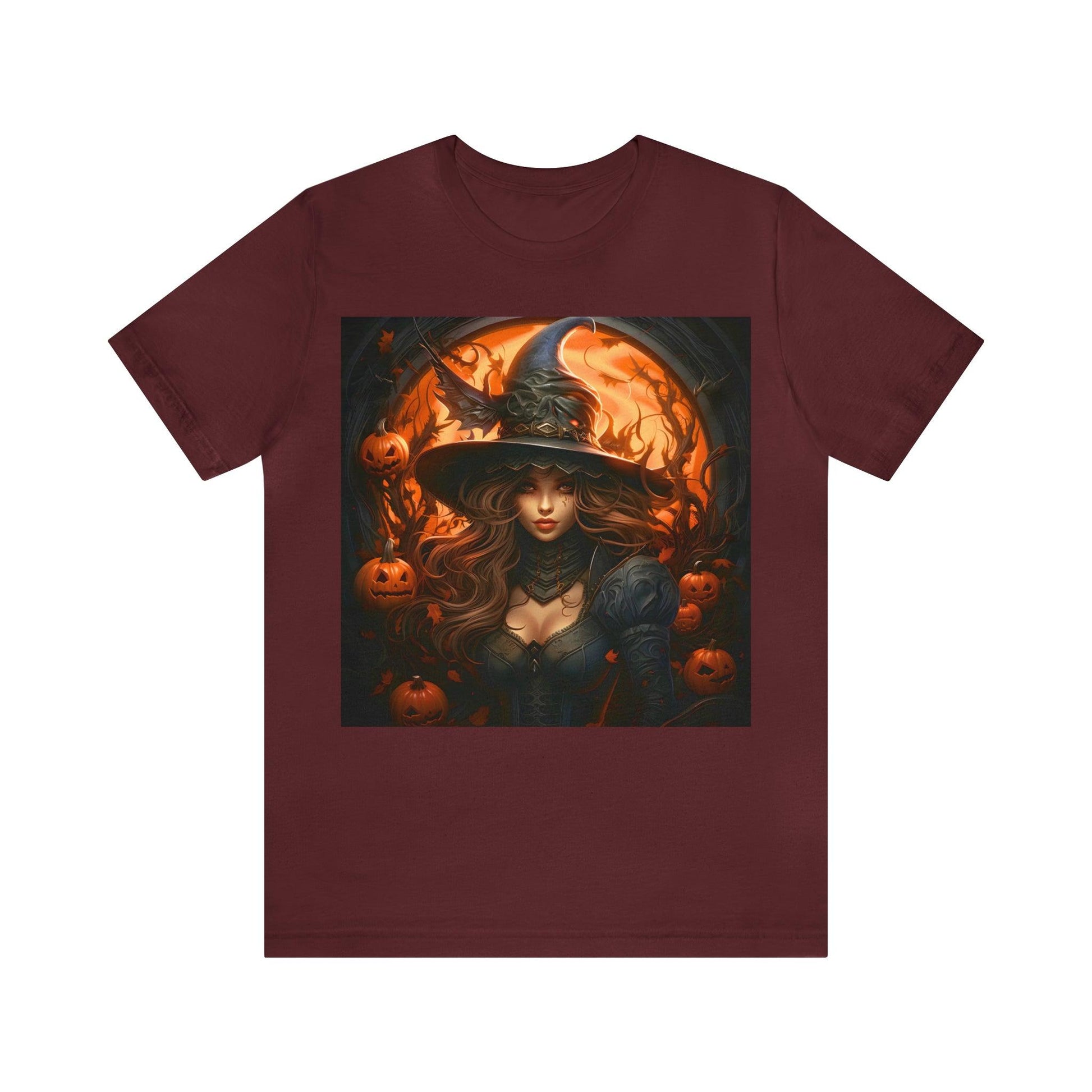 Spooky Witch Costume Spooky Season Vintage Halloween Shirt Moon Goddess Witch Shirt Halloween Costume Witch Shirt Women Halloween Party Tee - Giftsmojo