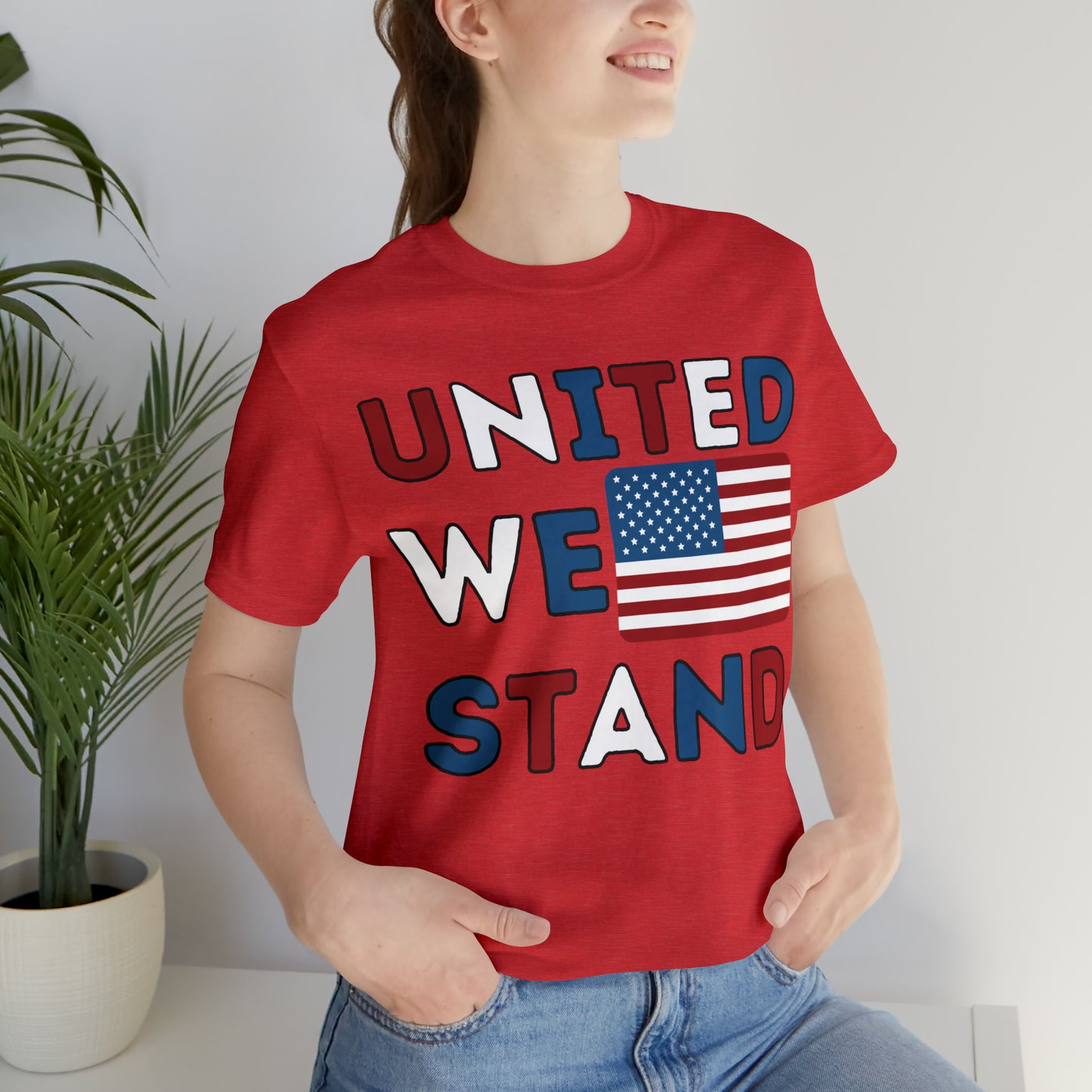 United We Stand shirt, USA Flag shirt, 4th of July shirt, Independence Day shirt