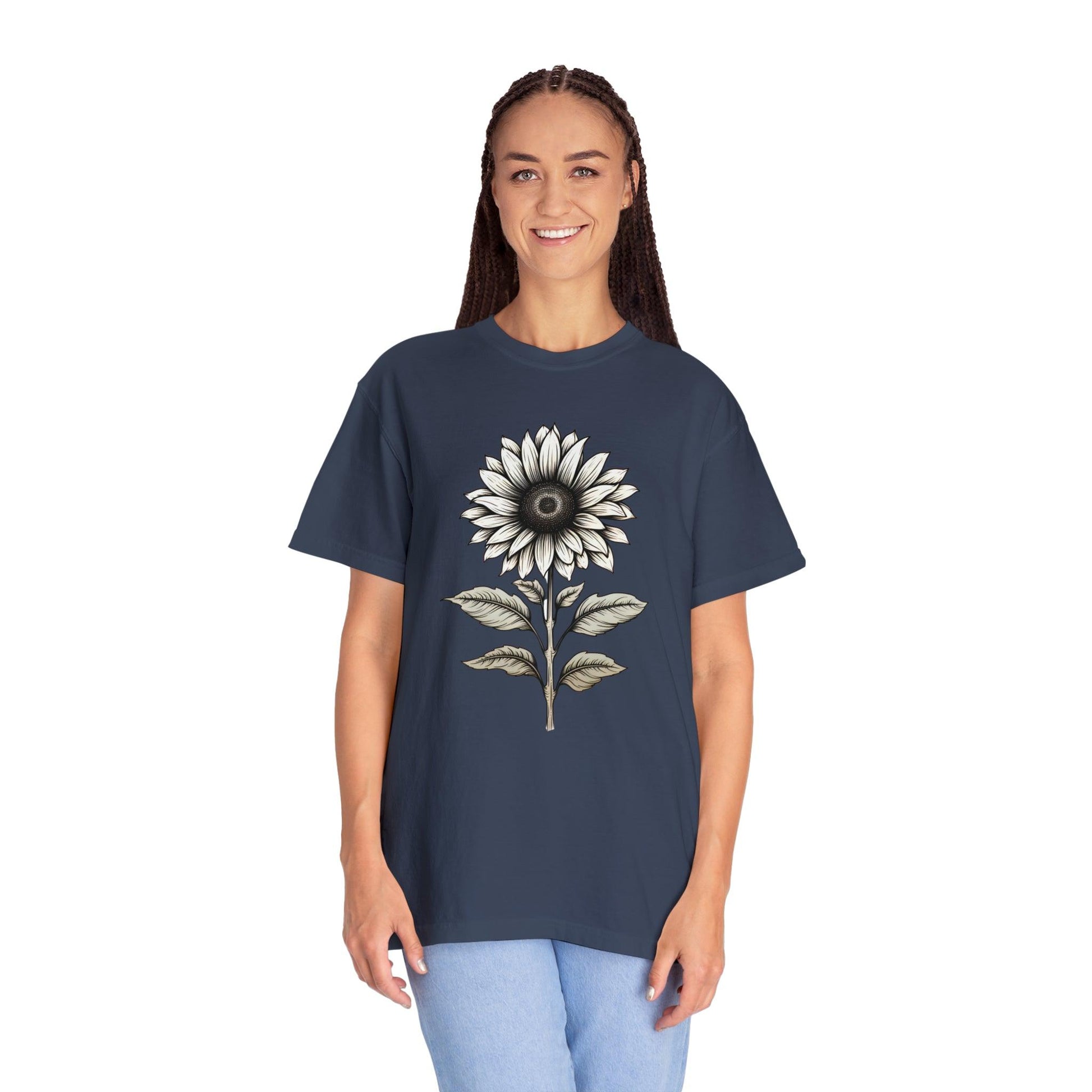 Sunflower Shirt Flower Shirt Aesthetic, Floral Graphic Tee Floral Shirt Flower T-shirt, Gift For Her Women Wildflower Shirt - Giftsmojo
