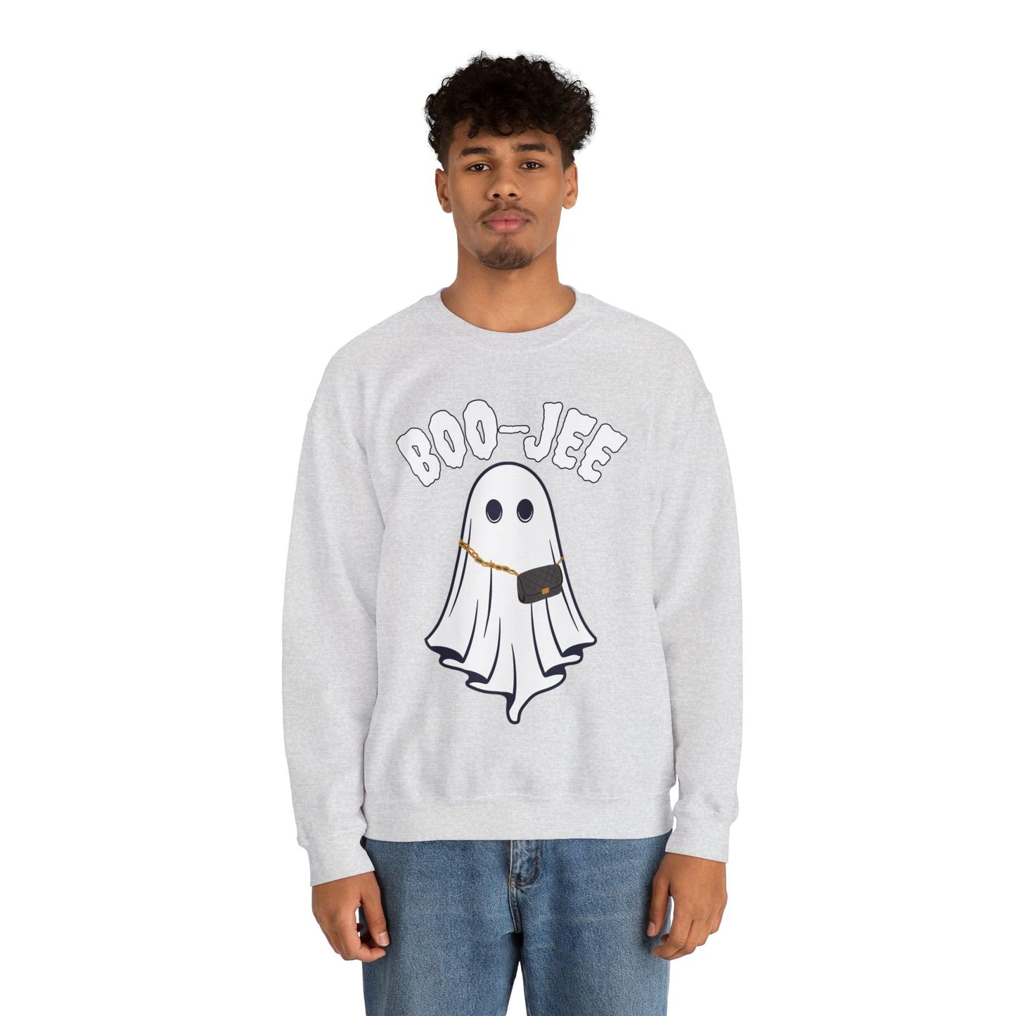 Boo-Jee Sweatshirt, Boo Halloween Sweatshirt, Spooky Ghost Sweatshirt, Boo Jee Shirt, Halloween Ghost Sweatshirt, Halloween Boo Shirt - Giftsmojo