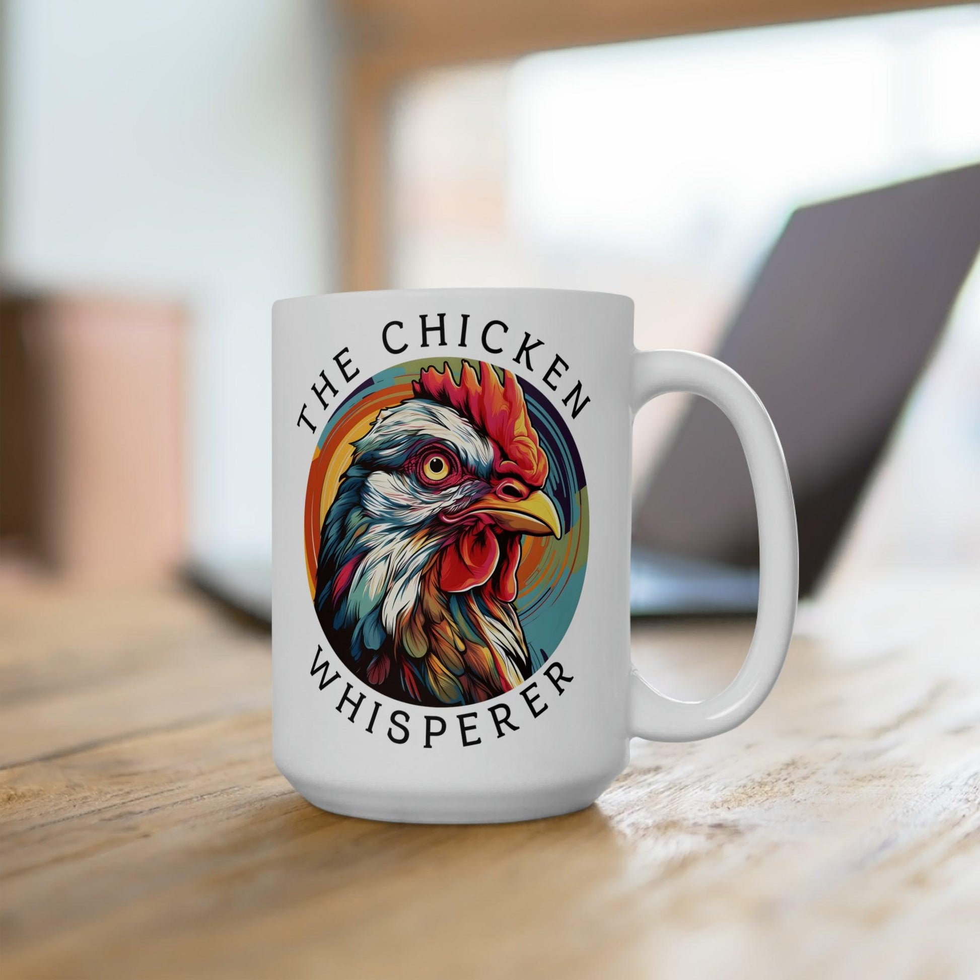The Chicken Whisperer Mug Chicken Coffee Mug, Chicken lovers Mug Chicken Lover Gift for her, Funny Chicken Cup, Roster Mug Retro Vintage Mug - Giftsmojo