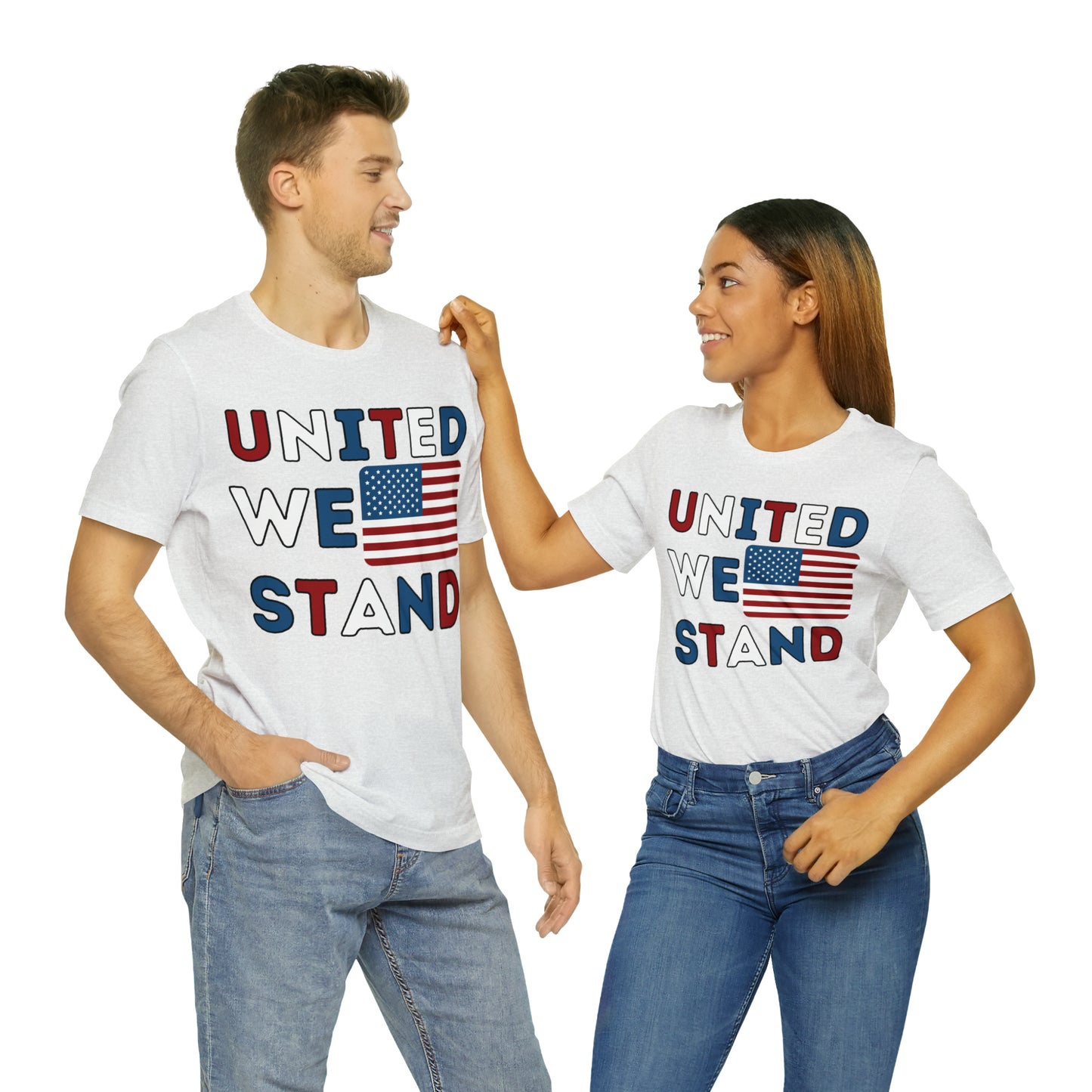 United We Stand shirt, USA Flag shirt, 4th of July shirt, Independence Day shirt