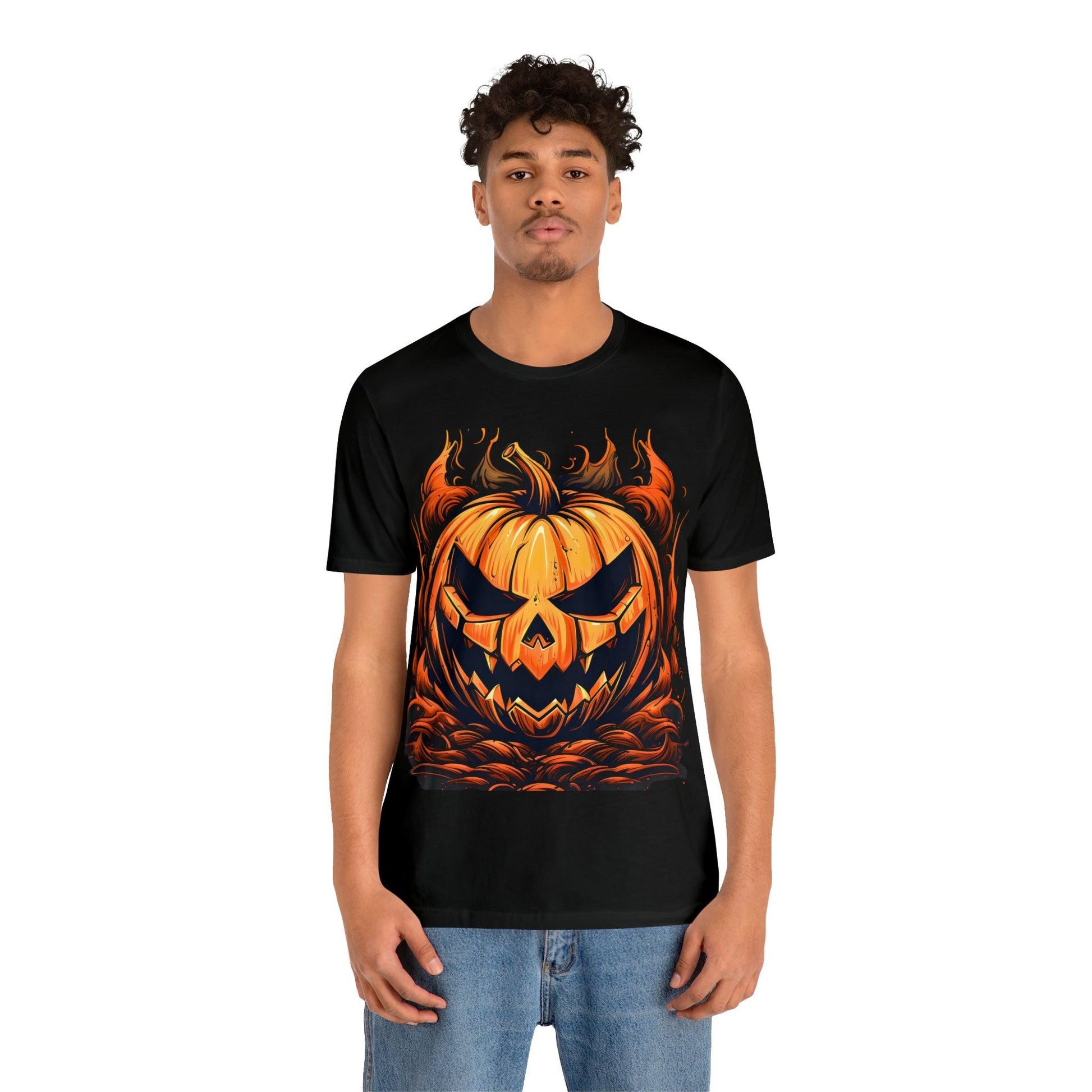 Spooky Jack O' Lantern Pumpkin Face Shirt: Eerie and Enchanting - Giftsmojo