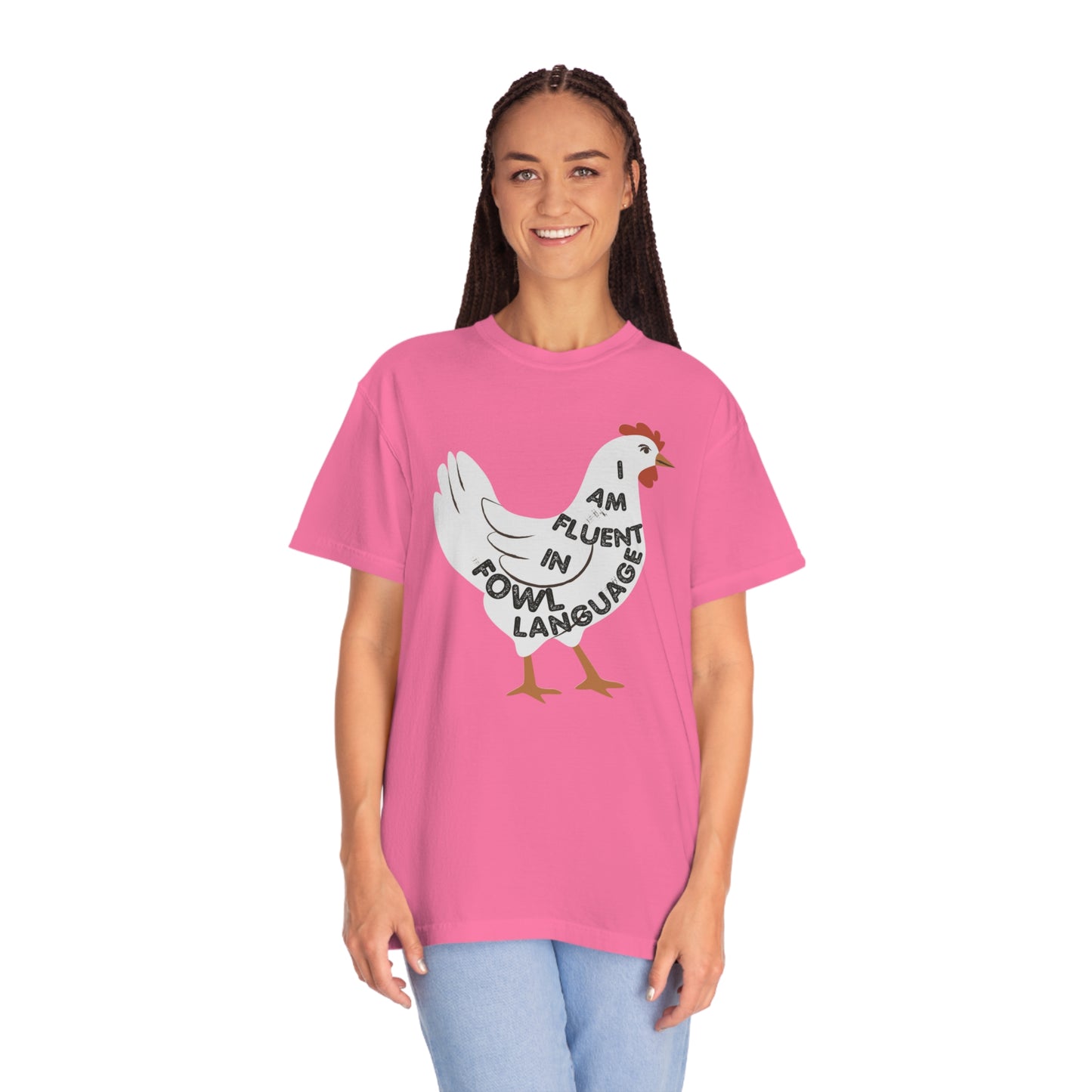 Chicken Shirt Chicken Tee Chicken Owner Gift - Gift For Chicken Lover gift, Fluent in Fowl Language shirt