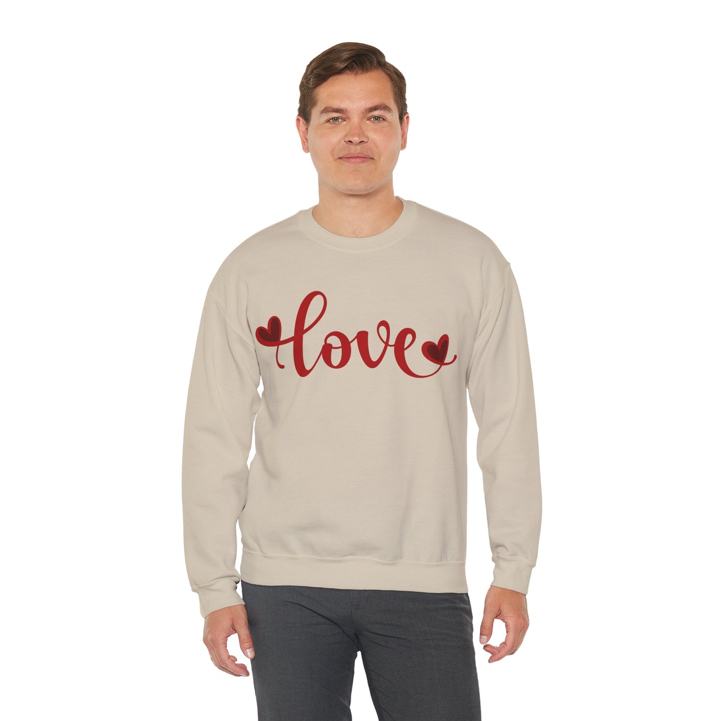 Love Crewneck Sweatshirt - Cozy Unisex Pullover