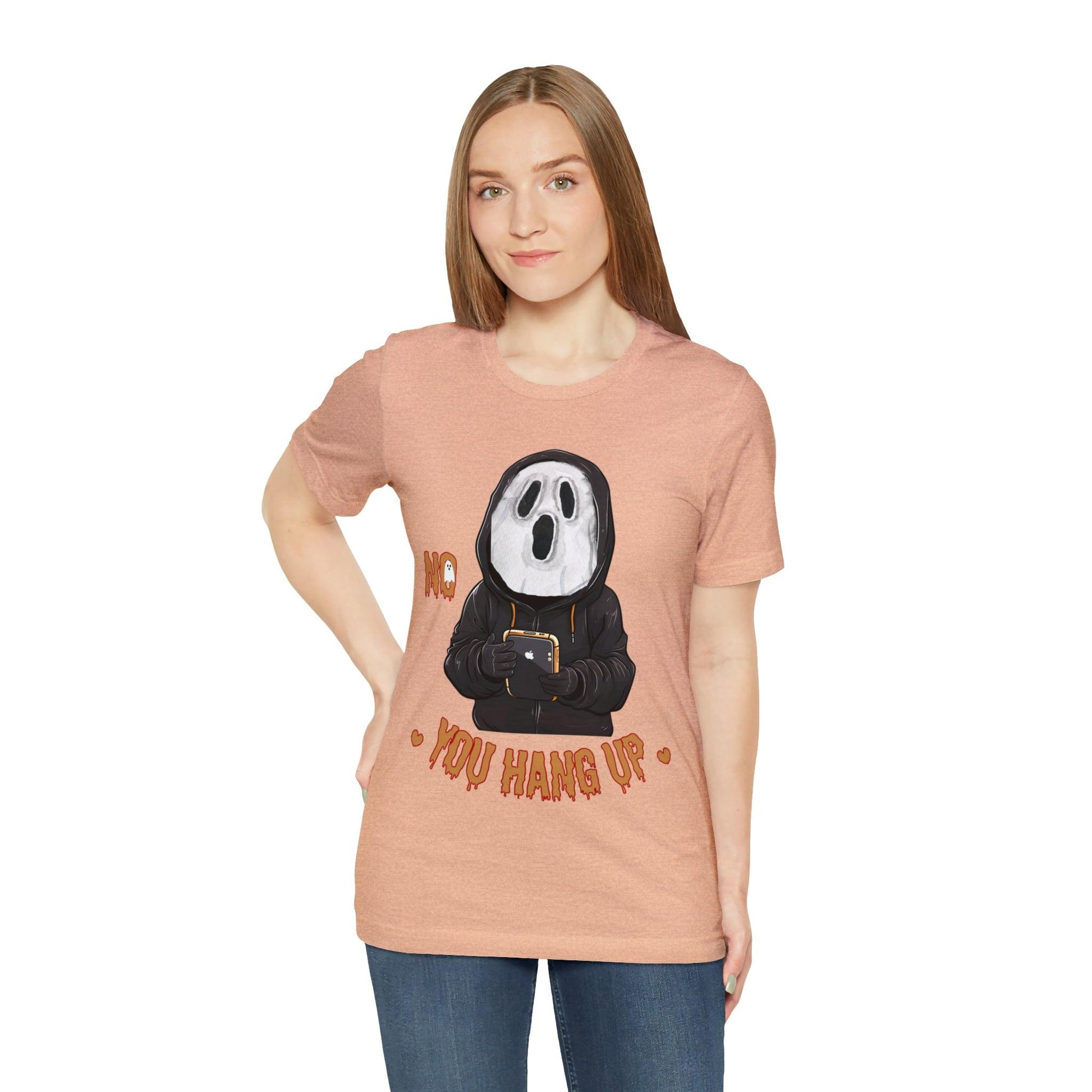 Elevate Your Halloween Style with the Playful 'No You Hang Up' Shirt Spooky shirt - Giftsmojo