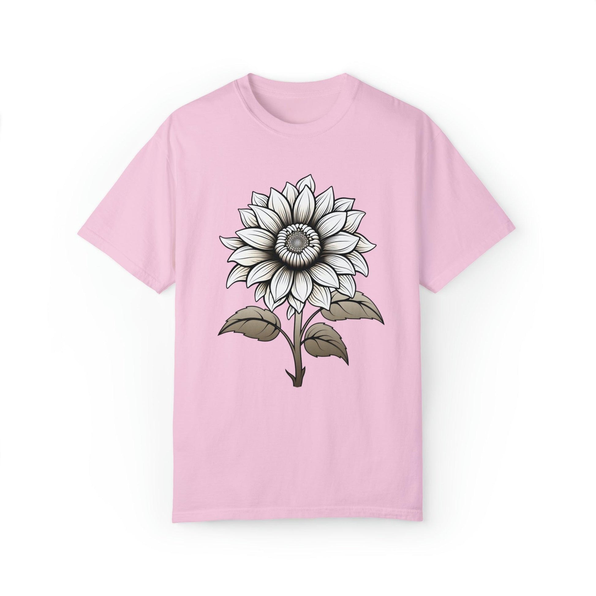 Sunflower Shirt Vintage Flower Shirt Aesthetic, Floral Graphic Tee Floral Shirt Flower T-shirt, Wild Flower Shirt Gift For Her - Giftsmojo