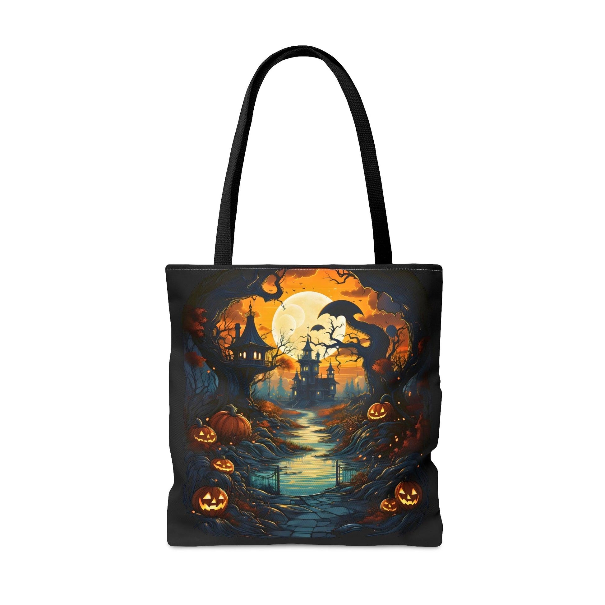 Happy Halloween Bag Trick or Treat Bag Love Fall Pumpkin Tote Bag Cute Market Bag - Aesthetic Bag, Fall Tote Bag, Mom Bag Canvas Bag - Giftsmojo