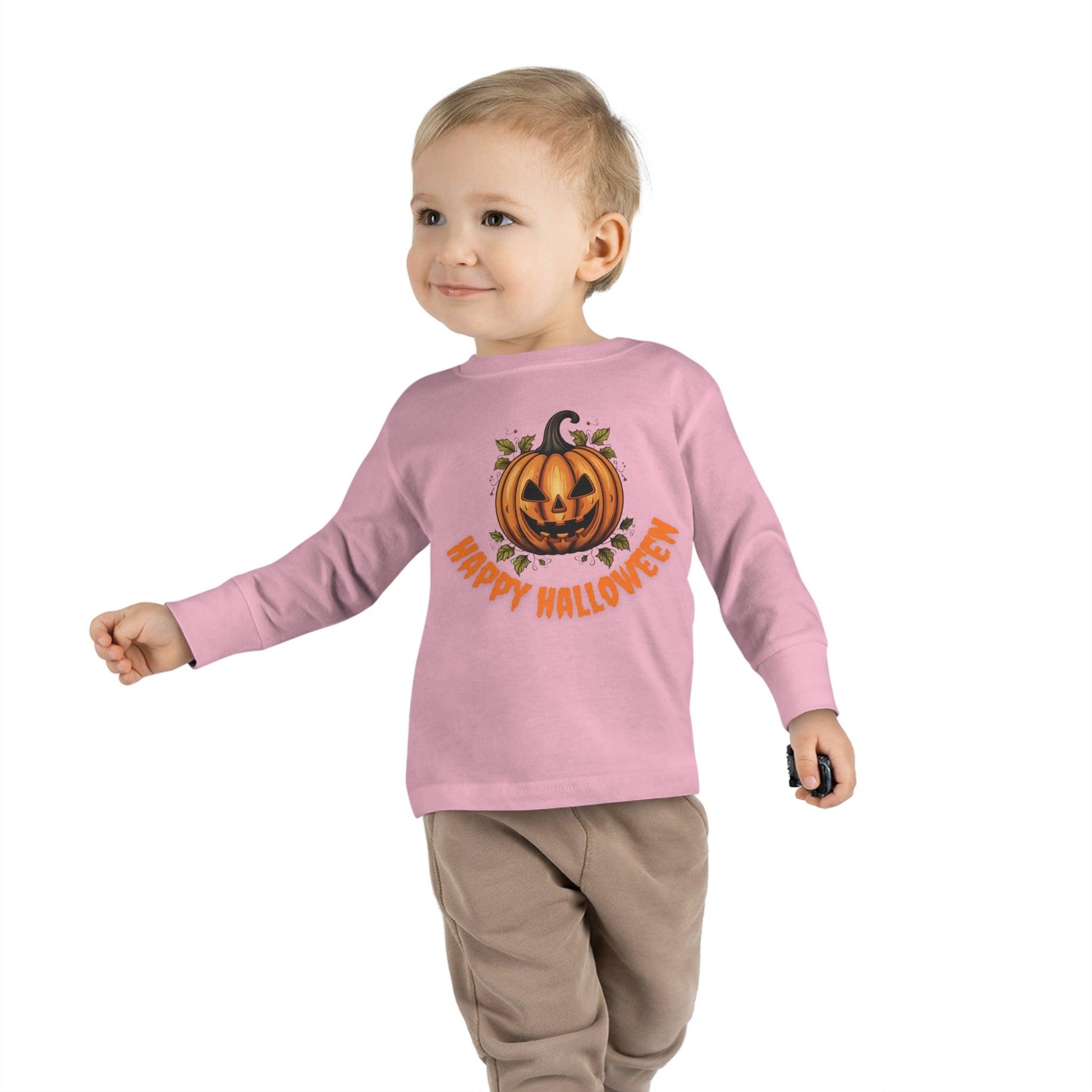 Toddler Halloween Costume Toddler Costume Long Sleeve Tee Happy Halloween Kids Costume - Giftsmojo