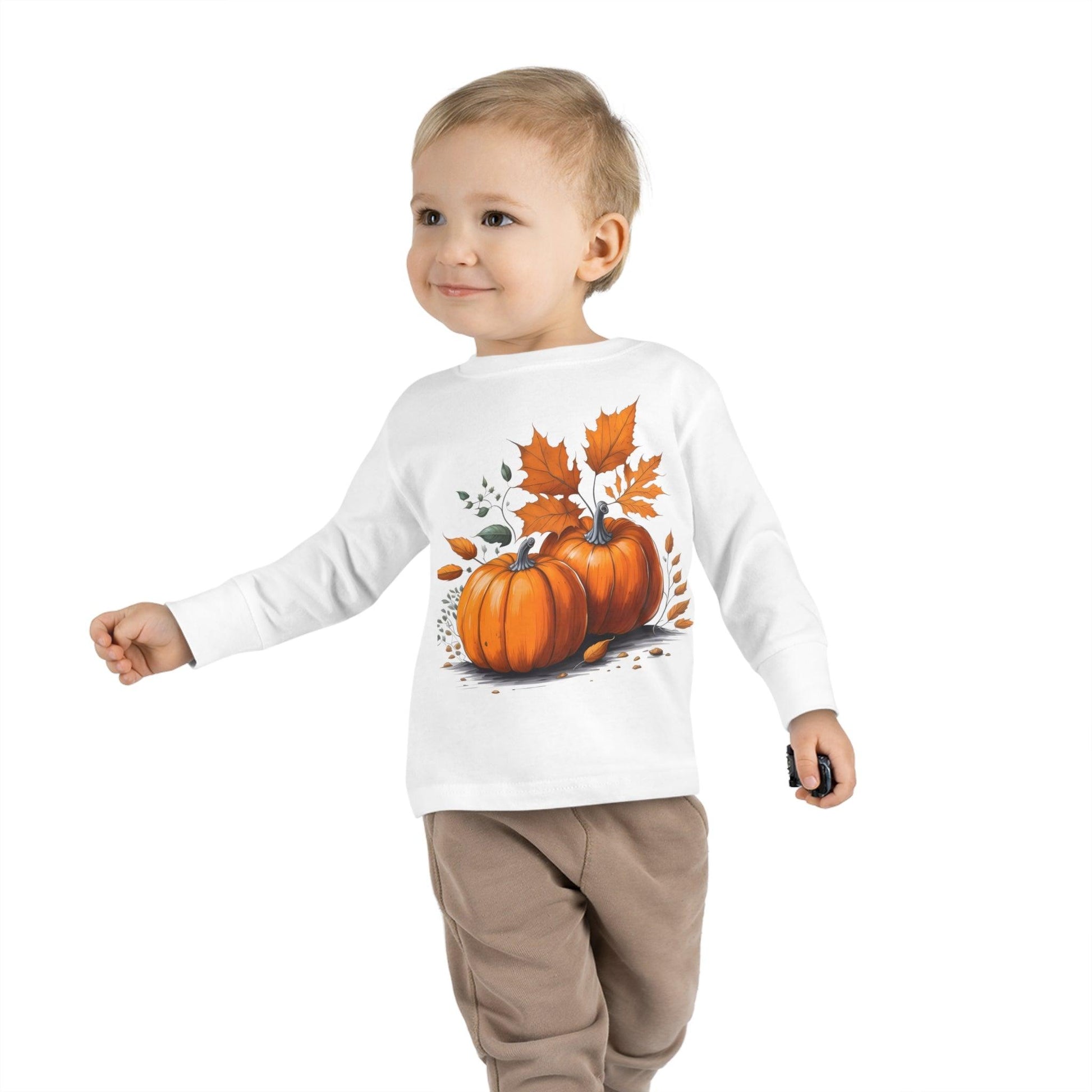 Kids Halloween Pumpkin Shirt Fall Shirt Kids Halloween Costume Kids Trick or Treat Outfit for Halloween - Giftsmojo