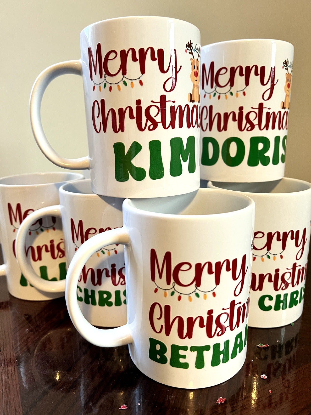 Personalized Christmas Mugs Bulk