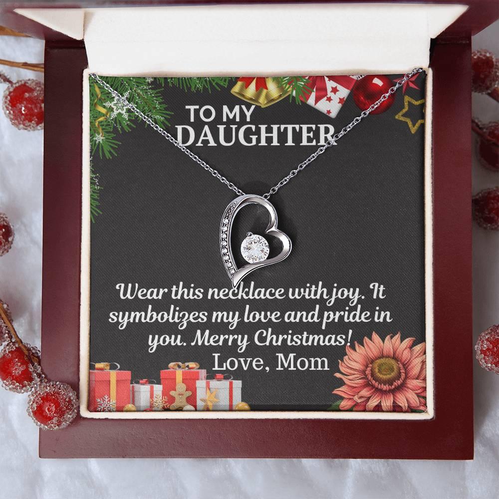 Gift To My Daughter from Mom - Forever Love Necklace - Giftsmojo