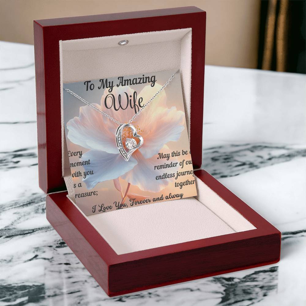 Necklace For Women Future Wife Jewelry Christmas Birthday Valentine's Gifts For Wife Message Card