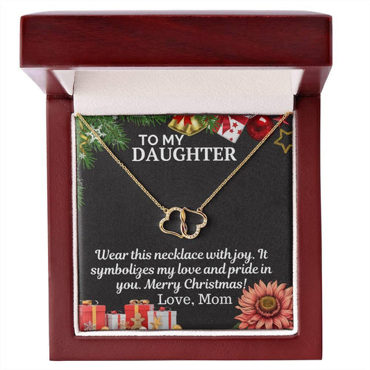 Gift To My Daughter from Mom - Everlasting Love Necklace - Giftsmojo