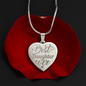 Personalized Engraved Heart Necklace for Daughter