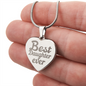 Personalized Engraved Heart Necklace for Daughter