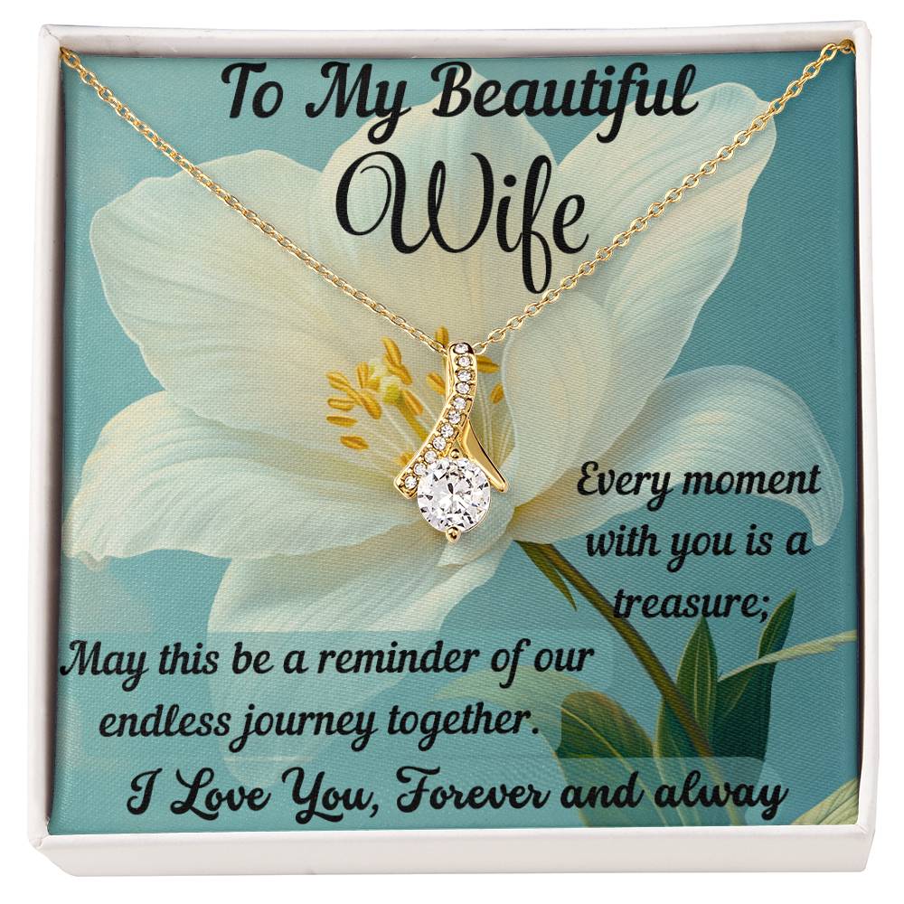 Romantic Gift For Wife For Birthday, Anniversary, Christmas or Valentine's Day, Gift Ideas Necklace For Wife From Husband