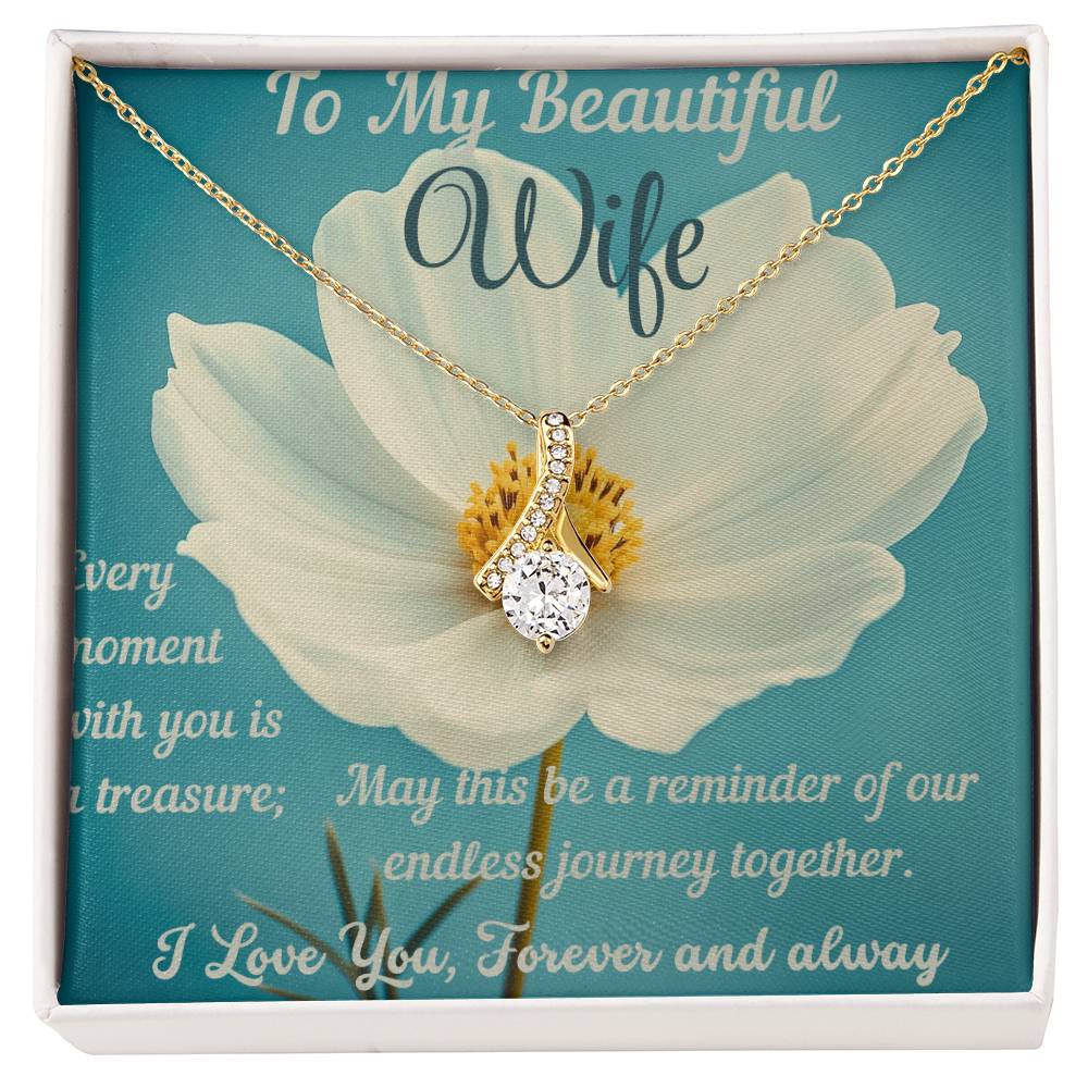 Romantic Gift For Wife For Birthday, Anniversary, Christmas or Valentine's Day, Gift Ideas Necklace For Wife From Husband