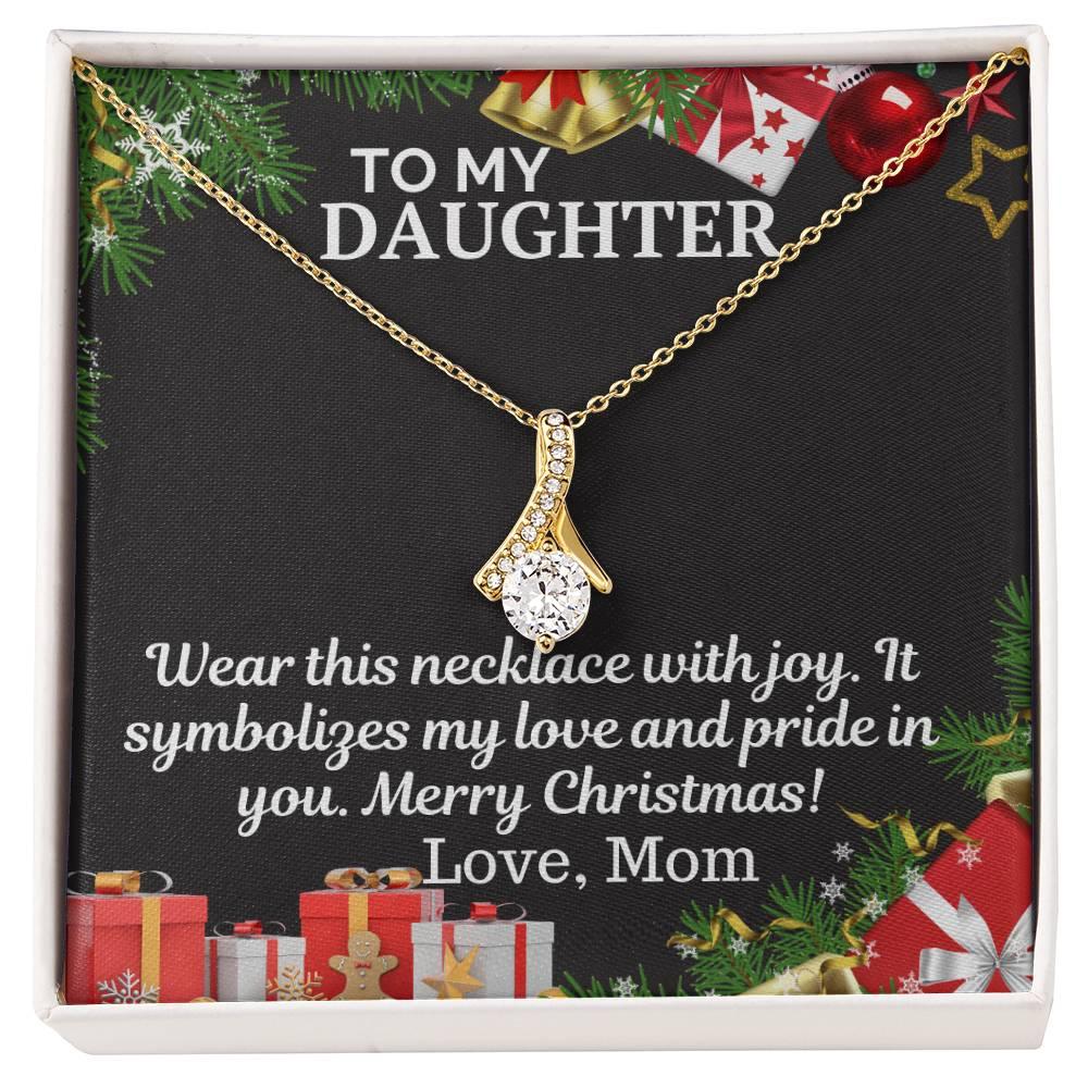 Gift To My Daughter from Mom - Alluring Beauty Necklace - Giftsmojo