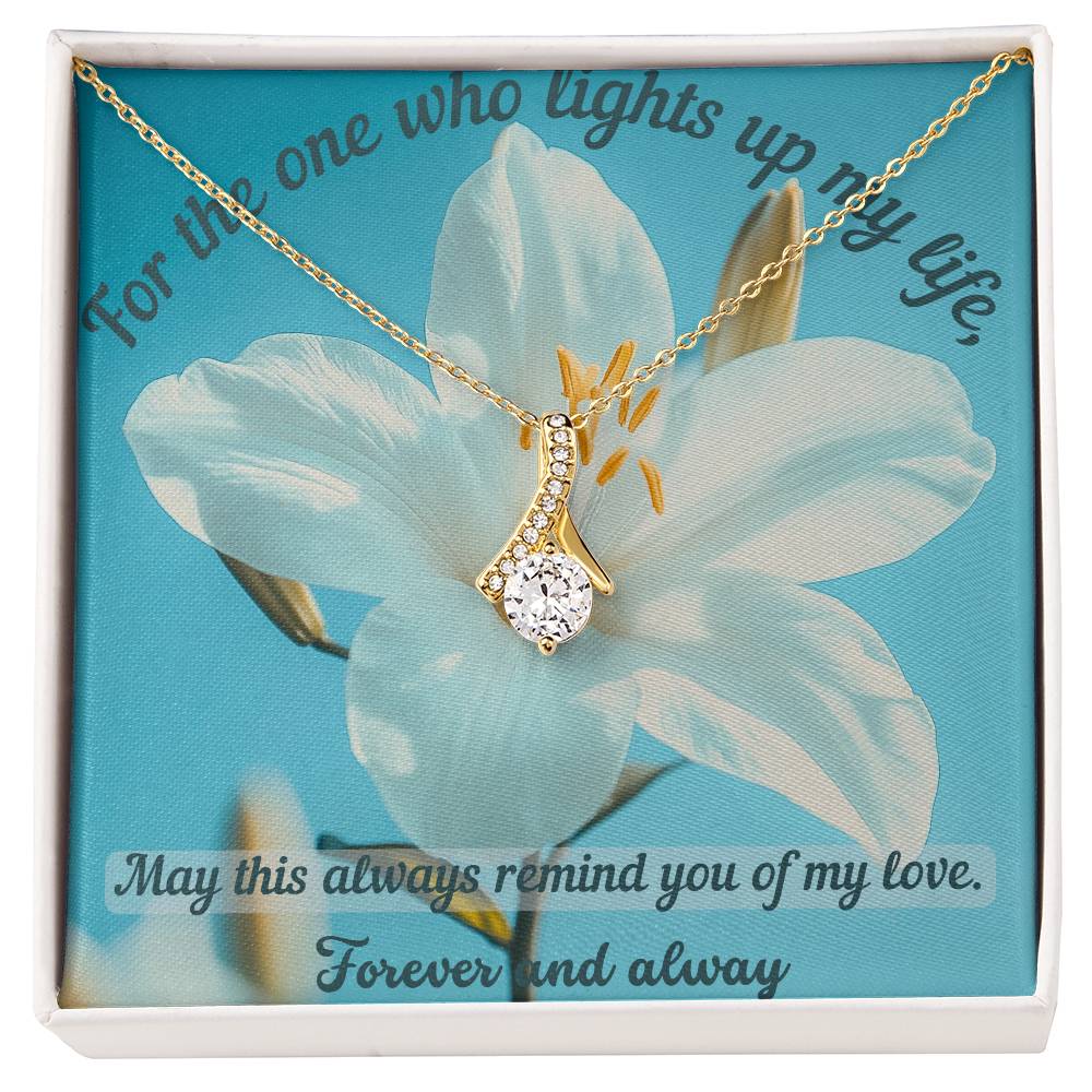 necklace gift, wife pendent gift, 