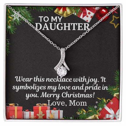 Gift To My Daughter from Mom - Alluring Beauty Necklace - Giftsmojo