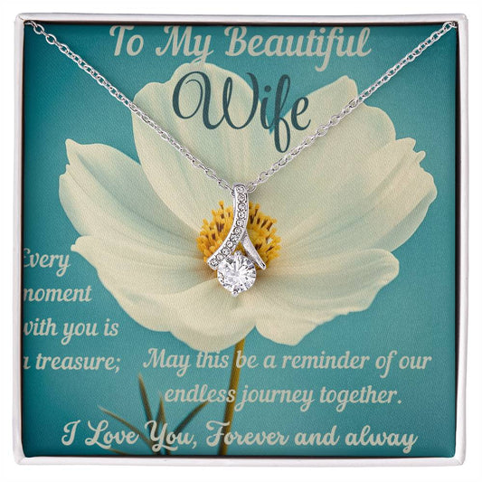 Romantic Gift For Wife For Birthday, Anniversary, Christmas or Valentine's Day, Gift Ideas Necklace For Wife From Husband