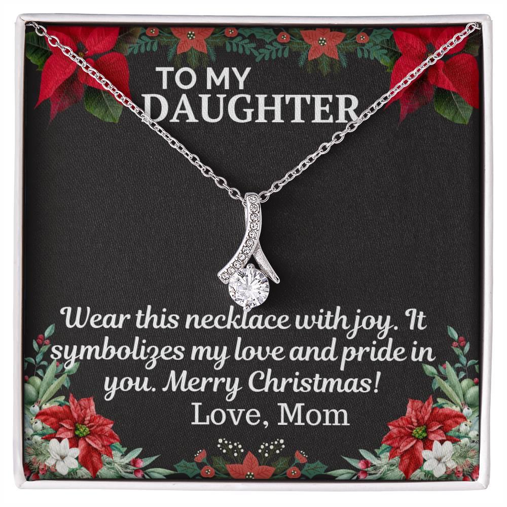 Gift To My Daughter from Mom - Alluring Beauty Necklace - Giftsmojo