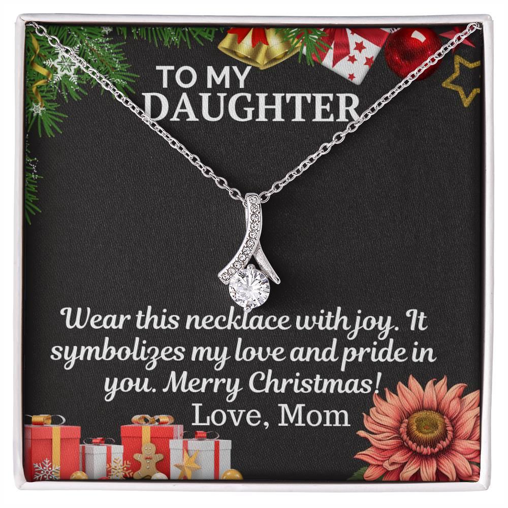 Gift To My Daughter from Mom -Alluring Beauty Necklace - Giftsmojo