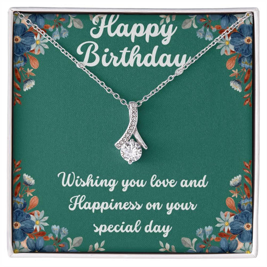 Custom Birthday Gift For Her - Alluring Beauty Necklace - Giftsmojo