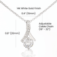 Gift To My daughter from Dad - Alluring Beauty Necklace - Giftsmojo