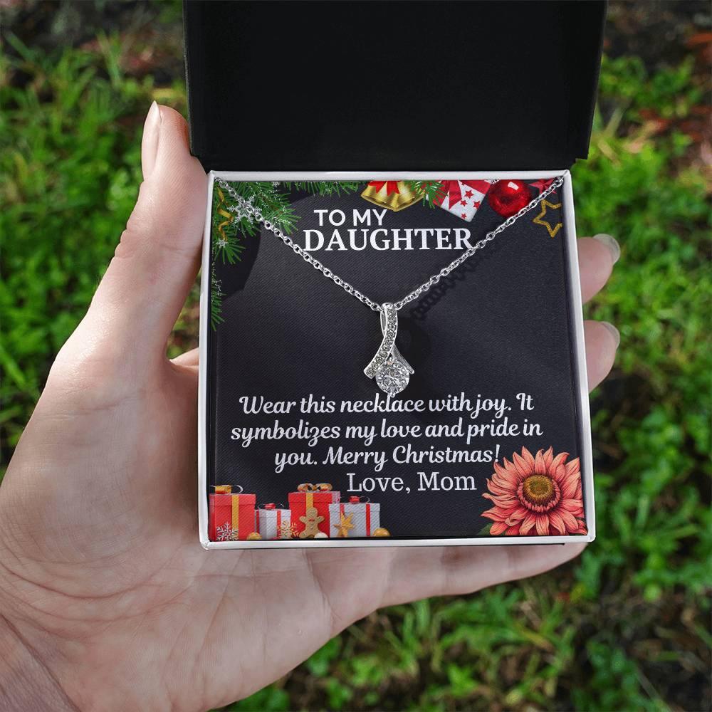 Gift To My Daughter from Mom -Alluring Beauty Necklace - Giftsmojo