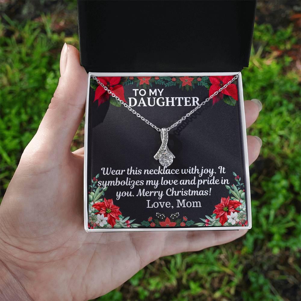 Gift To My Daughter from Mom - Alluring Beauty Necklace - Giftsmojo