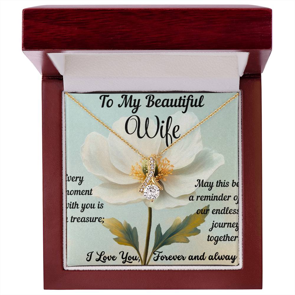 Romantic gift wife, soulmate gift, Valentine’s day gift, necklace gift, wife pendent gift, 