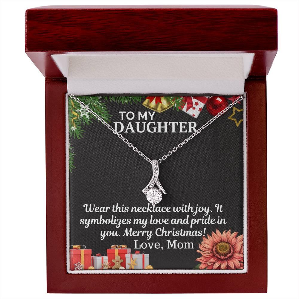 Gift To My Daughter from Mom -Alluring Beauty Necklace - Giftsmojo