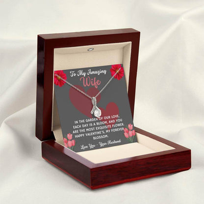 Jewelry Gift To My Amazing Wife - Birthday, Valentine, Anniversary Gift for Her - Alluring Beauty - Giftsmojo