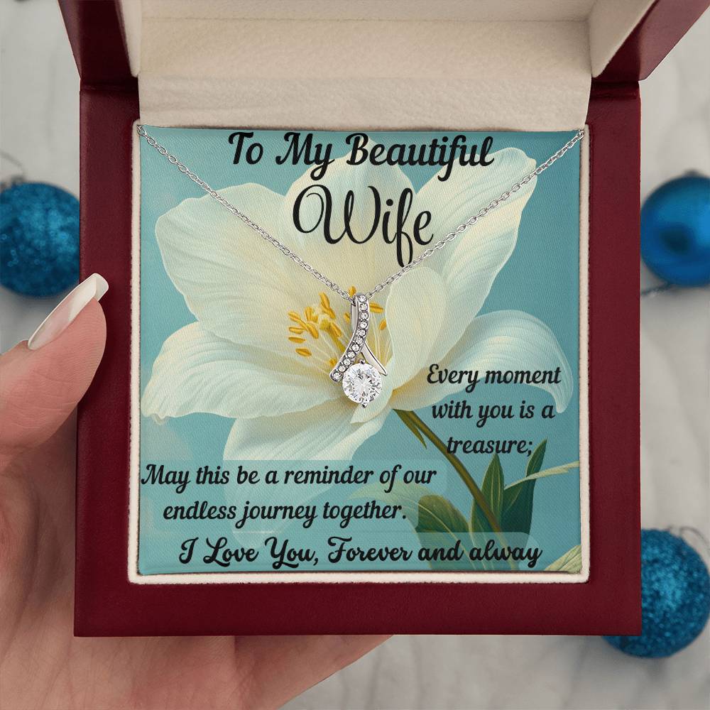 Romantic Gift For Wife For Birthday, Anniversary, Christmas or Valentine's Day, Gift Ideas Necklace For Wife From Husband