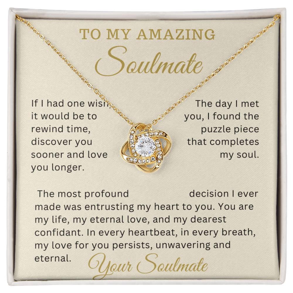 Birthday Gift for Wife from Husband - Soulmate Gift Anniversary Gift for Her, Valentine Gift, - Giftsmojo