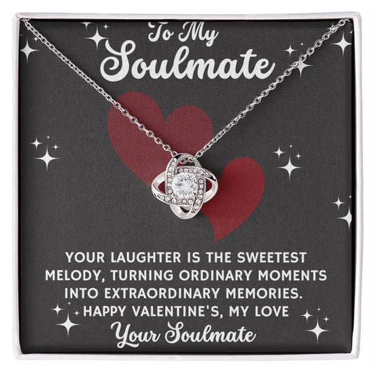 Gift To My Soulmate - Love Knot Necklace - Giftsmojo