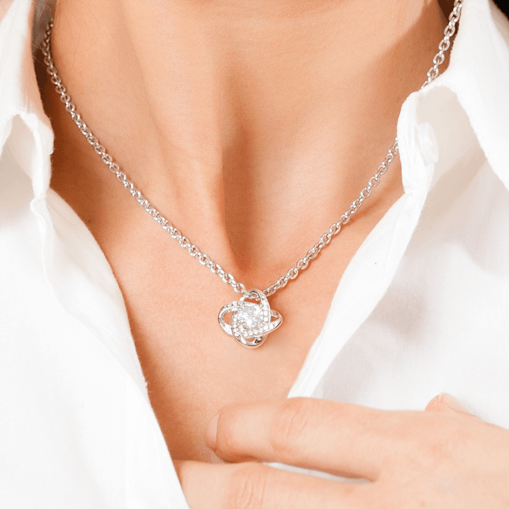 Custom Birthday Gift to Wife: Eternal Radiance Necklace Celebrating Your Love - Giftsmojo